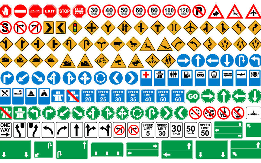 تابلوهای راهنمایی و رانندگی